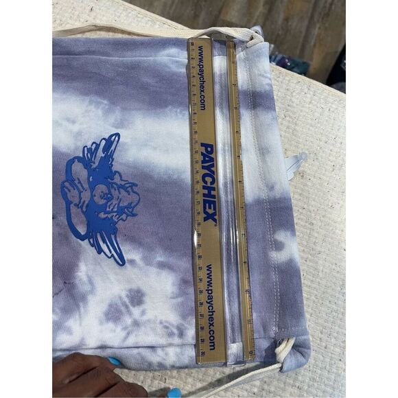 Boys Lie Cotton Tie Dye  Drawstring Backpack  & Sticker NWT - Picture 5 of 9